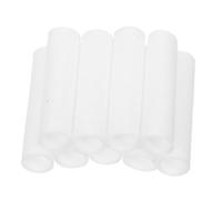 ibasenice 10 Pezzi Copri Penna in Silicone Antiscivolo Bianco, Riduce Affaticamento Dita, Resistente All'usura, per Scrittura e Disegno per Studenti