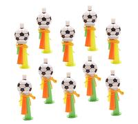 ibasenice 10 Pezzi corno da partita di calcio tromba per creare atmosfera festosa tromba rumorosa per eventi sportivi casse audio tromba per partita di calcio tromba da gioco di calcio