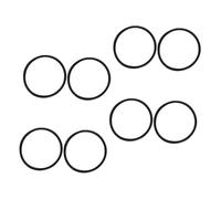 ibasenice 10 Pezzi Elastic Bands For Microphone Mount Anelli in Gomma Anti-vibrazione per Supporti Microfono Condensatore Sostituzione Elastici Shock Mount per Registrazioni e Live Streaming