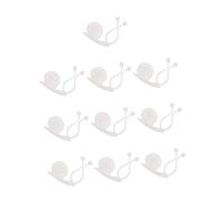 ibasenice 10 Pezzi Fissatore di Piante Verdi Pali delle Piante pianta Kit Giardinaggio Kit da Giardinaggio Gancio di trazione per Piante da Parete Titolare della vigna plastica Transparent