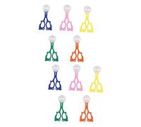 ibasenice 10 Pezzi Forbici Per Bambini Pallina Acchiappasogni Per Bambini Pinzette Per Bambini Per Motori Fini Kit Di Cattura Prendi Le Forbici Atrezzi Bambino Rettile Sensazione Di Acqua