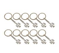 ibasenice 10 Pezzi Portachiavi Avvocato in Metallo con Bilancia della Giustizia e Martelletto Accessori Eleganti da Borsa per Studenti di Giurisprudenza e Professionisti Legali Regalo