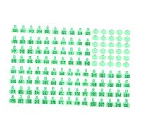 ibasenice 100 Pezzi Etichette per Orecchie Animali Tpu Tag Durable per Bestiame Etichette per Maiali e Resistenti All e AI Uv per Allevamento e Controllo Epidemie