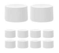 ibasenice 100pezzi Tappo per Dentifricio Vite Fine in Plastica Bianca Tappi Riutilizzabili per Dispenser da Bagno Coperture Superiori Antiperdita per Tubetti di Dentifricio Tappi per Svuotam