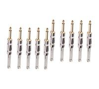 ibasenice 10pezzi Cavo Jack Per Effetto Chitarra Da Adattatori Per Strumenti Musicali Trasmissione Del Eccellente e Basso Rumore Accessori Per Pedaliera Elettrica