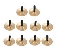 ibasenice 10pezzi Cinque Cimbali in Rame Per Danza Del Ventre Da Strumenti Musicali Percussione Per Ragazzo Ragazza Ragazza Accessori Danzatori Per Feste e Esibizioni Durevoli e Facili Da in