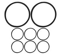ibasenice 10pezzi Fasce Elastiche in Gomma per Supporto Antiurto per Microfono Clip di Serraggio Accessori per Supporto Antiurto per Microfono Antivibrazione Sostituzione Anello in Gomma