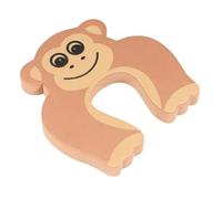 ibasenice 10pezzi Fermaporta Antischiacciamento Per Ragazzo Ragazza Ragazza Per Maniglie in Eva Resistenti Scimmia Marrone