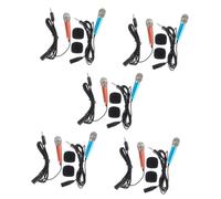 ibasenice 10pezzi Microfono Portatile Mini Microfono Compatibile Con Smartphone e Tablet Per Karaoke e Registrazioni Movimento