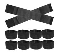 ibasenice 11 Fascia Braccio Nera Elastica per Funerali e Cerimonie Lutto Regolabili con Design Calcio Accessorio Rispettoso per Commemorativi e Condoglianze