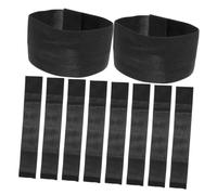 ibasenice 11 Fascia Nera Braccio Elastica Regolabile per Lutto e Funerali Armband Condoglianze con Calcio per Cerimonie Commemorative e Sportivi