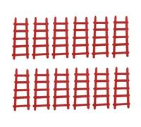 ibasenice 12 Mini Scala Legno per Casa delle Decorazione Miniatura Sicura e Resistente Accessori per e Scenografie DIY Scala Compatta e Liscia per Progetti Creativi