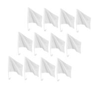 ibasenice 12 Pezzi Bandierine per Flag Handheld per Diy Decorazioni Festive per Competizioni e Manifestazioni con Bastoni