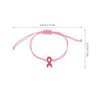 ibasenice 12 Pezzi Braccialetti Regolabili Intrecciati da Donna Gioielli Fatti Mano in Cordoncino Ispirazionali per Sensibilizzazione e Solidarietà Accessori Morbidi e Resistenti