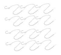 ibasenice 12 Pezzi Catene Decorative in per Piante Appese Resistenti Ruggine Catene Metalliche Eleganti per Cesti Sospesi Supporti per Vasi da Interno ed Esterno