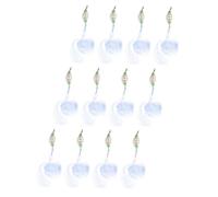 ibasenice 12 pezzi Rete da Pesca in Nylon con Ganci Adesivi Resistente e Leggera per Acqua e Salata Rete da Lancio per Pesca Outdoor