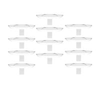 ibasenice 12 Pezzi Supporto Galleggiante per Fiori in Plastica Design Stabile e Adattabile, Disco Moderno per Composizioni Floreali Galleggianti in Stagni da Giardino