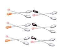 ibasenice 12 Spoon Della Stampa Stionno Di Gatto Piccolo Cucchiai Per Cani Per Per Animali Domestici