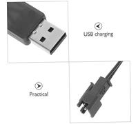 ibasenice 12 USB Charging Cable Short Power Adapter For Electric Toys Bubble Machines And Rc Cars Compact Portable USB C Cord