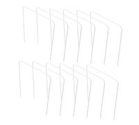 ibasenice 12pezzi Cerchi per Gioco Croquet in Metallo Altezza Cerchi Resistenti e Facili da Installare per Giardino Cortile e Spazi Esterni Sostituzione Pratica per Croquet Family