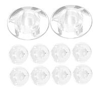 ibasenice 12pezzi Copri-pedali per Effetti per Chitarra di Protezione per Pedali Effetto Chitarra Tappi di Unghia in Sicura e Duratura Facile da Installare e Trasportare