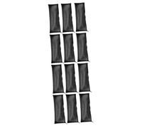 ibasenice 12pezzi Custodie Per Microfono Borse Stoccaggio Zip Organizer Per Microfoni Maneggevoli Protezione e Portabilità Per Accessori Karaoke e Microfoni Cordless