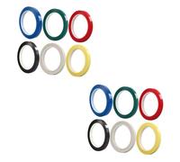 ibasenice 12pezzi Nastrini Colorati Per Dita Di Violino Adesivi Per Tastiera Per Principianti e Musicisti Guida Visiva Per Apprendere Le Posizioni Delle Dita Su Violino e Violoncello