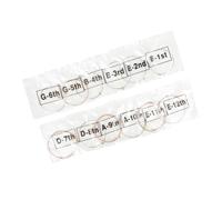 ibasenice 12pezzi Per Chitarra Resistenti Per Folk Guitar e Musicisti Intonazione e