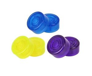 ibasenice 12pezzi Punta per Pedale Tappo per Effetto Chitarra Punta per Pedale Antiscivolo Colorata per Effetto Chitarra Colore Casuale