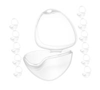 ibasenice 12pezzi Scatolina Portaciuccio Trasparente Per Ragazzo Contenitore Organizer Per Riporre i Ciucci Da Supporto Portatile Per