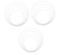 ibasenice 12pezzi Silenziatori Per Rullante e Batteria Accessorio Portatile Per Riduzione Del Rumore Per Pratiche Silenziose e Uso Quotidiano Facile Da Trasportare e Installare