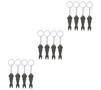 ibasenice 12pezzi Strumenti Per Chitarra Estrattore Per Pioli e Avvolgitori Di Corde Accessori Per Chitarra Elettrica e Acustica Con Portachiavi Facile Da Trasportare e Usare