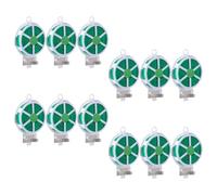 ibasenice 12rotoli Filo da Giardinaggio Verde Legacci Resistenti per Piante Rampicanti e Fiori Sensibili Filo di Supporto per Giardino Flessibile e Durevole per Tralicci e Legacci da Giardin