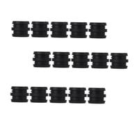 ibasenice 15 Pezzi Kit Boccole in Plastica per Asta Calcio Balilla da Tavolo Accessori Resistenti e Facili da Installare per Gioco Calcio Balilla Ricambi Biliardino Tavolo