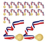 ibasenice 15 Pezzi Medaglie d Oro per Metallo Resistente con Numeri e Simbolo del Campione Premi per Competizioni Sportive di Calcio Basket Baseball e Ginnastica