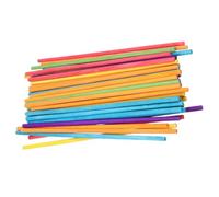 ibasenice 150pezzi Bacchette Musicali Legno Colorate Per Ragazza Strumenti Percussione Per Sviluppo Ritmico e Creativo Per Scuole e Attività Educative