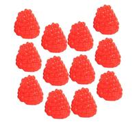 ibasenice 16pezzi Lampone Finto Artificiale Riproduzione Di Lampone Per Decorazioni Cucina Tavolo Da Pranzo Ornamento Di Frutta Imitazione Per Casa e Eventi
