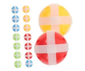 ibasenice 16pezzi Palline Adesive per Pannelli in Tessuto unità Gancio e Anello Accessori per Giochi all Chiuso per Adolescenti e Ragazzo