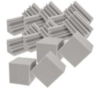 ibasenice 16pezzi Trappole Per Bassi Angolari in Cotone Fonoisolante Pannelli Insonorizzati Per Trattamento Acustico Adatte d Ascolto Home Theater Studi Musicali e Ambienti Professionali