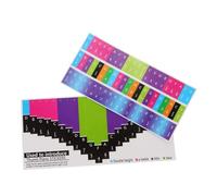 ibasenice 1foglio Kalimba Note Stickers Per Principianti Adesivi Colorati Per Thumbs Piano Facili Da Usare e Rimuovere Per Apprendere La Musica Per Tasti