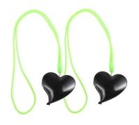 ibasenice 1paio Clip Multi-funzionali Per Bavaglini e Accessori Per Clip Forma Di Cuore Per Passeggini e Giocattoli Facili Da Attaccare