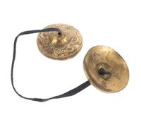 ibasenice 1paio Cymbali Rame Per Strumento e Portatile Per Accessorio Per Culturali Per e Pratiche Spirituali
