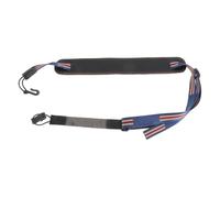 ibasenice 1pezzi Adjustable Portable Ukulele Strap Pu and Cotton Punch Design Stylish Crossbody Accessory for Easy Carrying
