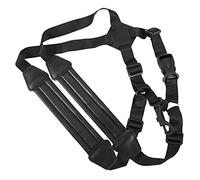 ibasenice 1pezzi Cinturino Per Sax Tenore Spallacci Doppia Spalla Accessorio Per Musicisti Colore Nero Design Confortevole e Sicuro Per Saxofoni