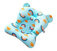 ibasenice 1pezzi Cuscino Antiscivolo Per Bagnetto Per Testiera Ergonomica e Tre Cinghie Di Sicurezza Supporto Per Vaschetta Da Bagno Resistente e Durevole Arcobaleno
