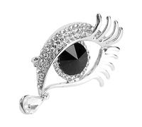 ibasenice 1pezzi Elegante Spilla Decorativa Forma Di Occhio Strass Spilla Alla Moda Per Petto Decorazione Per Abiti Adatta Per Feste Balli Di Fine Anno e Usi Quotidiani