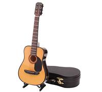 ibasenice 1pezzi Miniatura Di Chitarra Decorativa Realistico Per Arredamento Casa e Accessori Fotografici Per Amanti Della Musica e Collezionisti