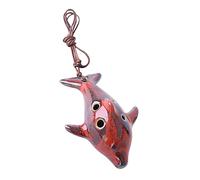 ibasenice 1pezzi Ocarina Ceramica Buchi Portatile Per Principianti Strumento Musicale Facile Da Imparare Suono Dolce e Leggero Design Forma Di Pesce Colore Casuale Per Festival e Regali