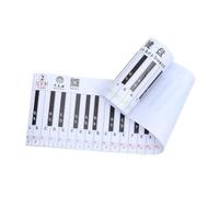 ibasenice 1pezzi Piano Keyboard Teaching Chart Adesivo Rimovibile Per Insegnanti e Principianti Simulazione Note e Tasti Guida Pratica Per Apprendimento Piano Tasti