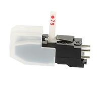 ibasenice 1pezzi Replacement Gramophone Record Needle Doppia Puntina Per Accessori Ricambio Per Parti Fonografo Colore Bianco Eccellente Separazione Dei Canali e Risposta Frequenza